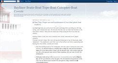 Desktop Screenshot of bayliner-boattopsncovers.blogspot.com