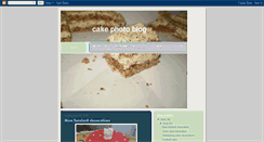 Desktop Screenshot of cakephotoblog.blogspot.com