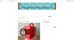 Desktop Screenshot of etsy-vintage.blogspot.com