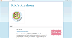 Desktop Screenshot of kks-kreations.blogspot.com