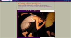 Desktop Screenshot of batterydancecompany.blogspot.com