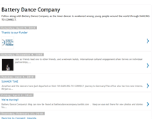 Tablet Screenshot of batterydancecompany.blogspot.com