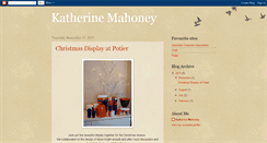 Desktop Screenshot of katherinemahoneyceramics.blogspot.com