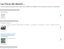 Tablet Screenshot of laschicasdelmontonteatro.blogspot.com