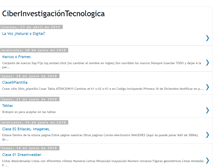 Tablet Screenshot of ciberinvestgaciontecnologica.blogspot.com