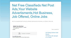 Desktop Screenshot of net-free-ads.blogspot.com