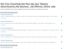 Tablet Screenshot of net-free-ads.blogspot.com
