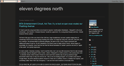 Desktop Screenshot of elevendegreesnorth.blogspot.com