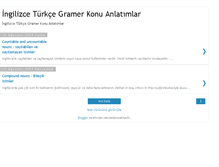 Tablet Screenshot of ingilizcegramerkonulari.blogspot.com