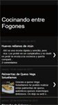 Mobile Screenshot of cocinandoentrefogones.blogspot.com