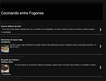 Tablet Screenshot of cocinandoentrefogones.blogspot.com