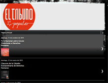 Tablet Screenshot of eltribunopopular.blogspot.com