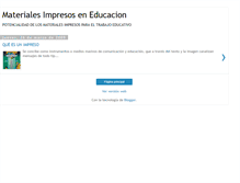 Tablet Screenshot of materialesimpresoseducativos.blogspot.com