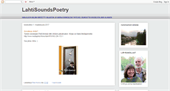 Desktop Screenshot of lahtisoundspoetry.blogspot.com