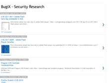 Tablet Screenshot of bugix-security.blogspot.com