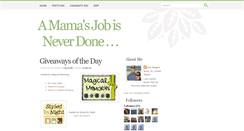 Desktop Screenshot of mamasjob.blogspot.com