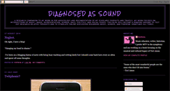 Desktop Screenshot of diagnosedassound.blogspot.com