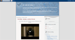 Desktop Screenshot of jewebetvous.blogspot.com