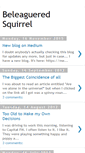 Mobile Screenshot of beleagueredsquirrel.blogspot.com