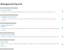 Tablet Screenshot of beleagueredsquirrel.blogspot.com
