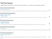 Tablet Screenshot of foxfactors.blogspot.com