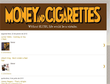 Tablet Screenshot of moneyandcigarettes.blogspot.com