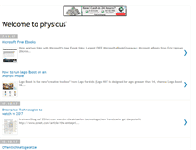 Tablet Screenshot of physicus.blogspot.com