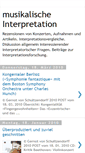 Mobile Screenshot of musikalischeinterpretation.blogspot.com