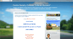 Desktop Screenshot of centrosocialevitaenburzaco.blogspot.com