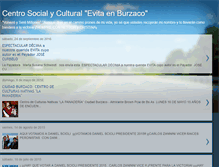 Tablet Screenshot of centrosocialevitaenburzaco.blogspot.com