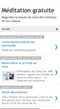 Mobile Screenshot of meditationgratuite.blogspot.com