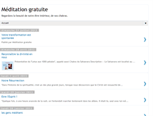 Tablet Screenshot of meditationgratuite.blogspot.com
