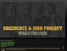 Tablet Screenshot of ccr-worldfanpage.blogspot.com