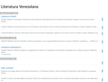 Tablet Screenshot of literaturavenezolana.blogspot.com