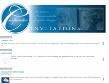 Tablet Screenshot of carpenter-invitations.blogspot.com