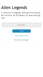 Mobile Screenshot of alienlegends.blogspot.com