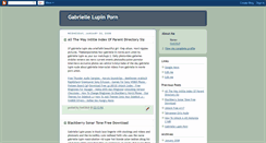 Desktop Screenshot of gabriellelupinporn.blogspot.com