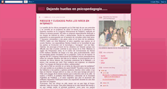 Desktop Screenshot of huellaspsicopedagogicas.blogspot.com