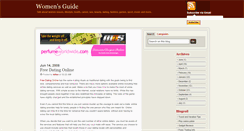 Desktop Screenshot of guide4women.blogspot.com