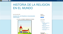 Desktop Screenshot of historiadelareligionenelmundo.blogspot.com