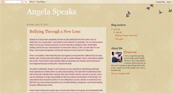 Desktop Screenshot of angelaspeaks.blogspot.com