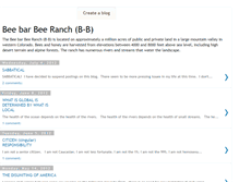 Tablet Screenshot of beebarbeeranch.blogspot.com