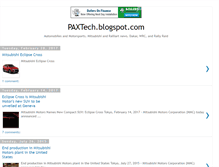Tablet Screenshot of paxtech.blogspot.com
