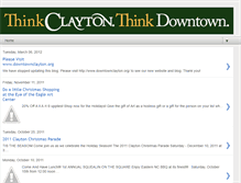 Tablet Screenshot of downtownclayton.blogspot.com