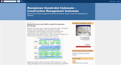 Desktop Screenshot of indoconstruct.blogspot.com