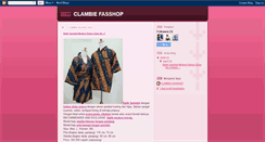 Desktop Screenshot of clambiefasshop.blogspot.com