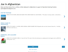 Tablet Screenshot of joeinafghanistan.blogspot.com