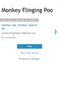 Mobile Screenshot of monkeyflingingpoo1.blogspot.com