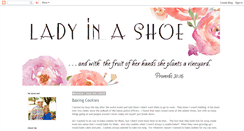 Desktop Screenshot of ladyinashoe.blogspot.com