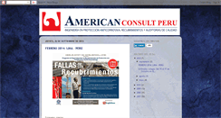 Desktop Screenshot of americanperu.blogspot.com